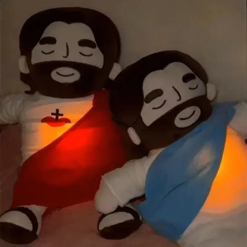 40CM Christian Religious Jesus Stuffed Plush Toy- Breathing&Soothing Plushies - Image 2 of 4