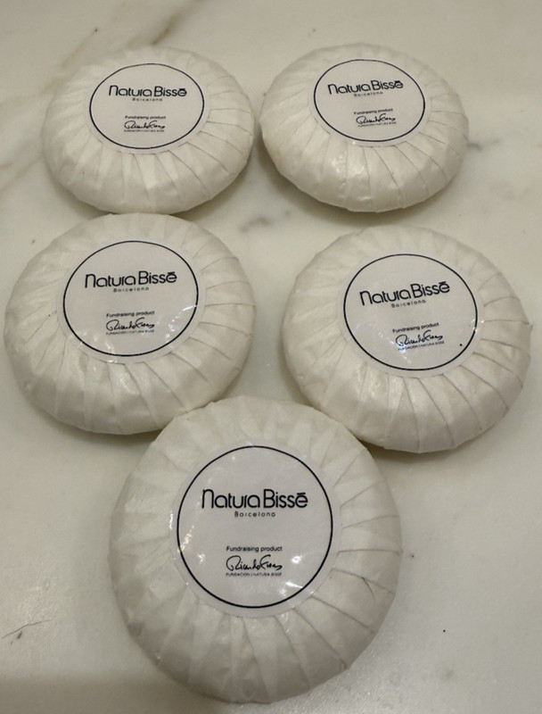 BRAND NEW Natura Bisse Barcelona Soap Lot Of 5 Soaps Sealed 45 g each