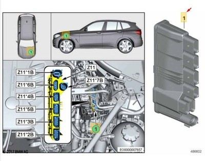 BMW X5 G05 Integriertes Versorgungsmodul 12638741401 NEU ORIGINAL