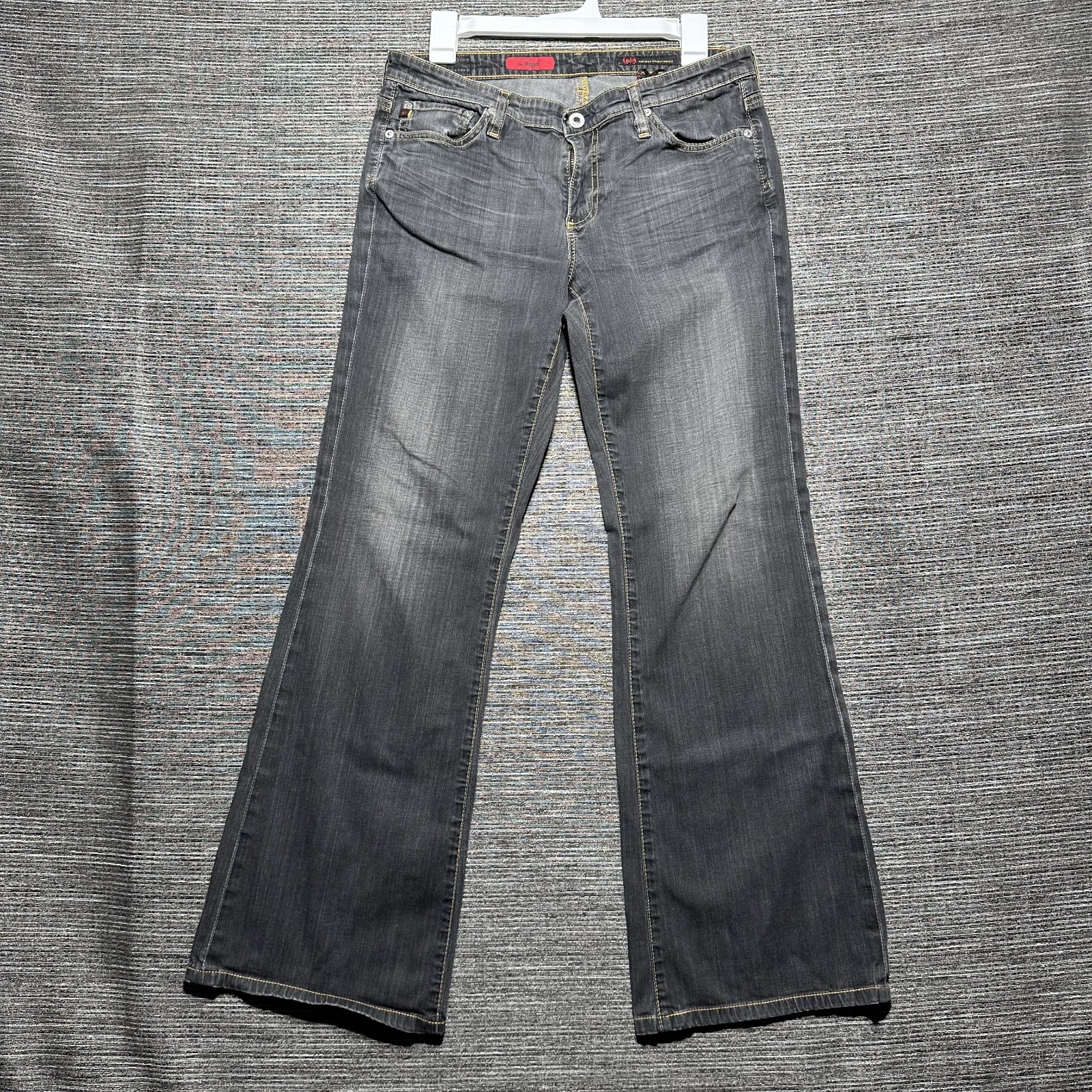 Adriano Goldschmied Jeans Women's Size 32x30 Gray Black The Angel Bootcut