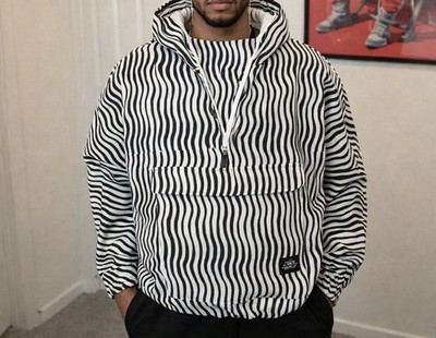 NWT Levi s Skateboarding Striped Anorak Pullover Jacket retail $128 size L