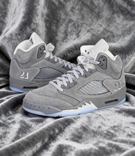 Nike Jordan 5 Retro Wolf Grey 2026 size 7y brand new