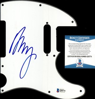 NEIL YOUNG Signed Autograph Auto Tele Guitar Pickguard Beckett BAS