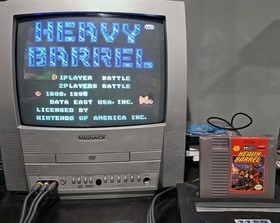 Heavy Barrel - NES Nintendo 2 Player Game & Sleeve 