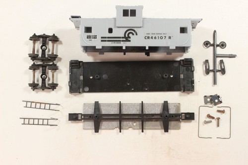 Tren de trabajo HO Athearn Custom Contrail 36 ft visión extendida caboose #46107 sondas de pintura | Condition: Used