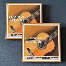 Classical Guitar Strings 6pcs Nylon Silver Plated Copper Alloy Normal Tension