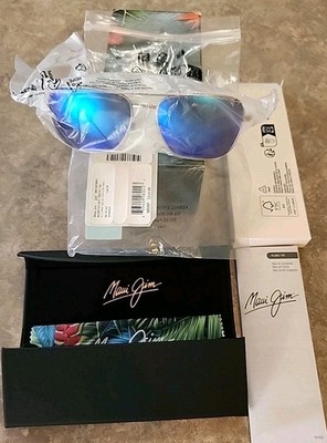   NEW GENUINE Maui Jim Naauao Aviator 58 mm Sunglasses MJ0675S-003