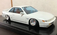 NISSAN Silvia S13 Custom White Painted Built 1:24 Car Model Kit AOSHIMA