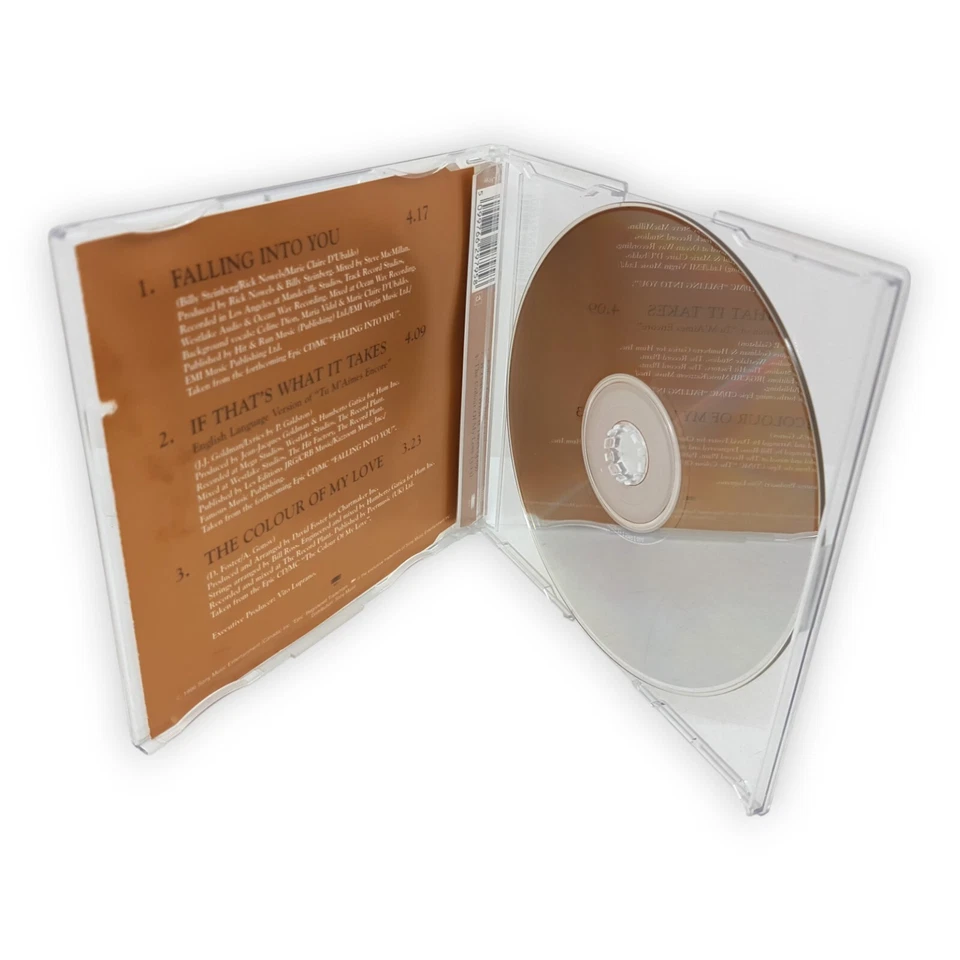 Falling Into You Celine Dion CD Maxi Single 1996 Sony Music If Thats What it - Bild 3 von 4