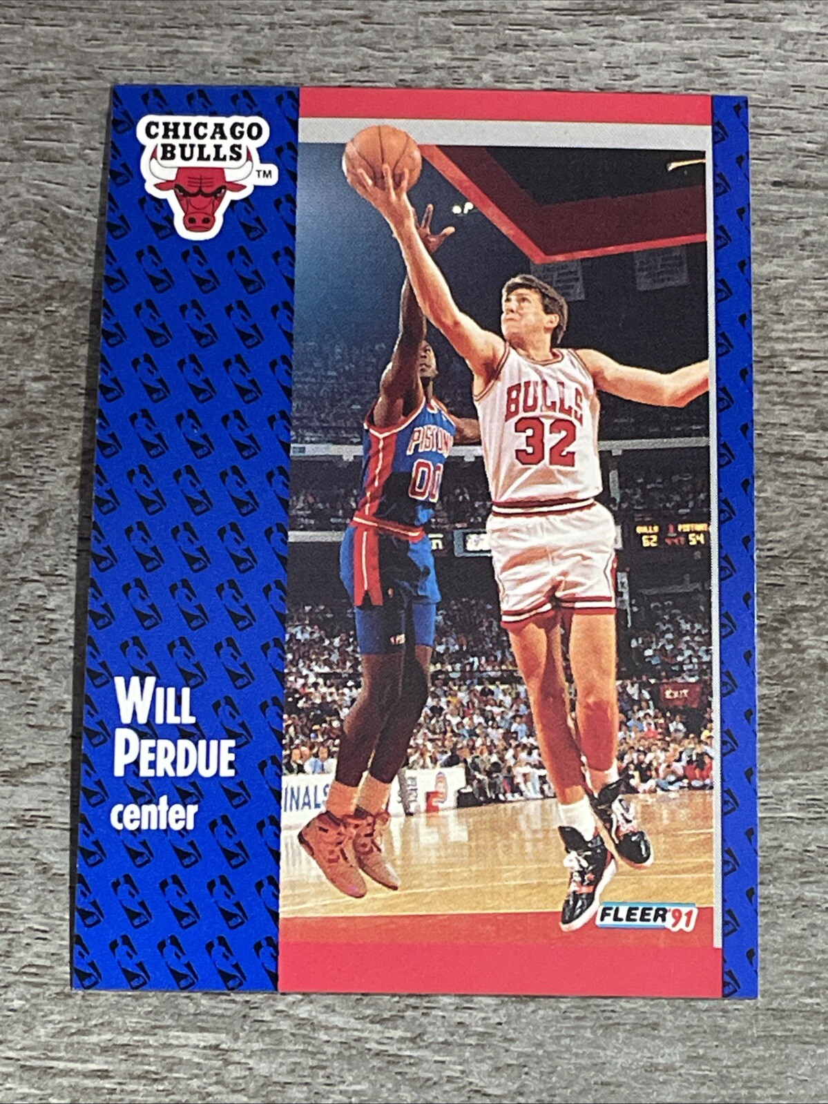 Will Perdue 1991-92 Fleer Bulls #32   *L156*