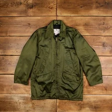 Vintage Golden Fleece Outdoor Jacket L 90s Quilted USA Made Green