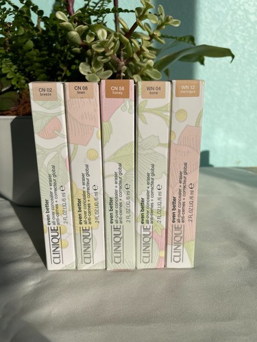 Clinique Even Better All Over Concealer + Eraser .2 oz / 6 ml (You Pick) - Picture 1 of 12
