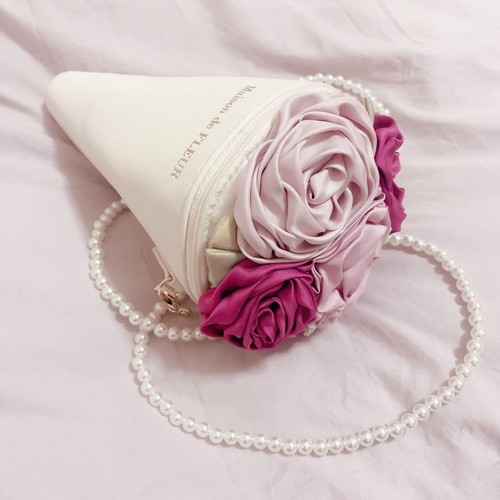 Maison de Fleur Bouquet Crossbody Bag Bride 10th anniversary Limited Near Mint - Picture 7 of 7