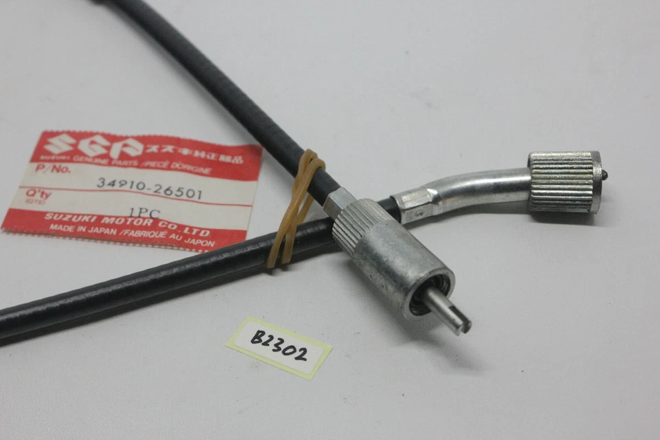 SUZUKI TS100 GP100 GP125 SPEEDOMETER CABLE NOS 34910-26501 - Image 2 of 3