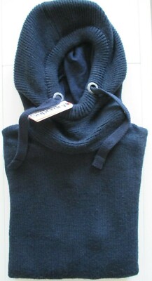 Superdry Herren Knit Hood Farbe Eclipse Navy Größe XL