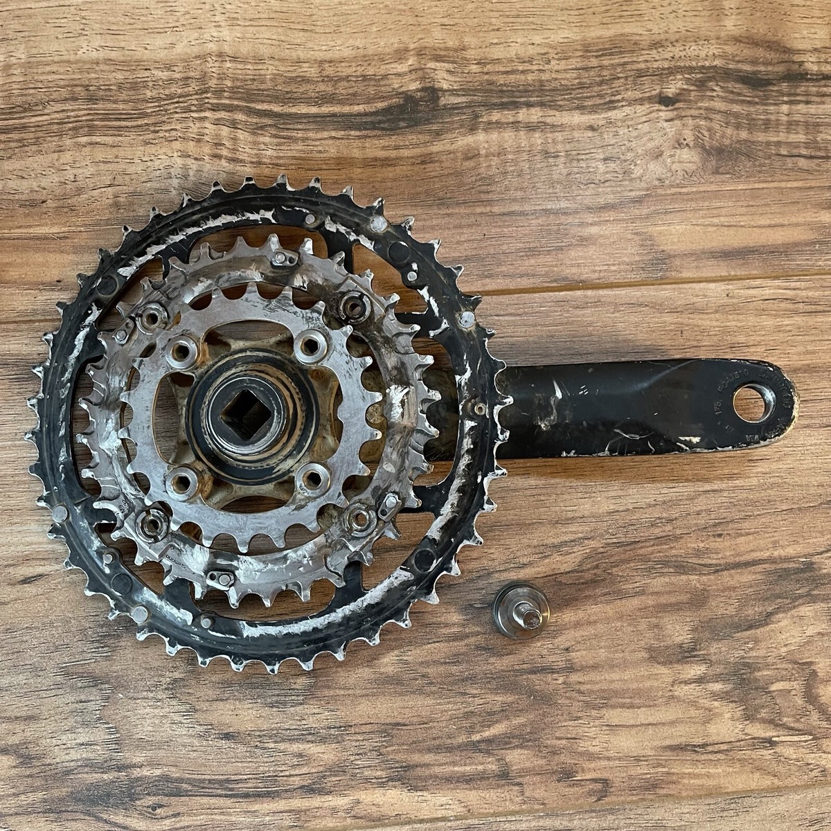 Shimano Deore FC-M510 DRIVE SIDE ONLY Square Taper Crank 175