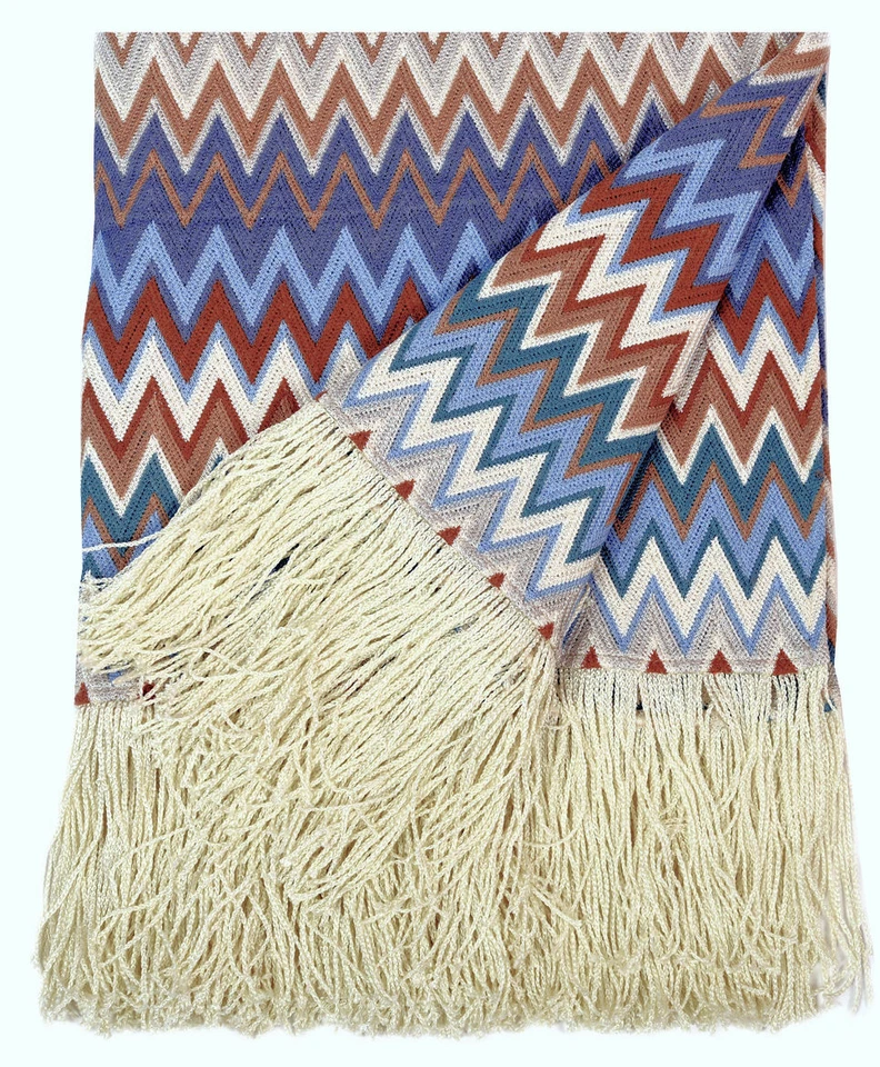 MISSONI HOME Überwurfdecke Tagesdecke gestrickt baumwollmischung MARGOT 160 - Bild 2 von 4