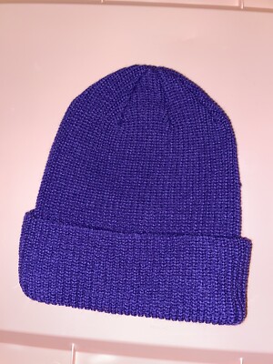 Supreme Loose Gauge Beanie Hat OS One Size FW19 Purple White