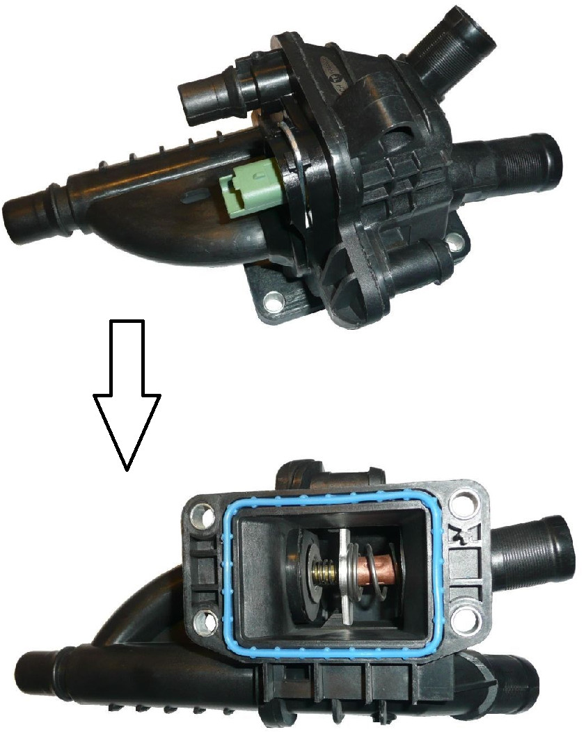 Boîtier thermostat Citroën Berlingo C4 C3 Tech-France M2550