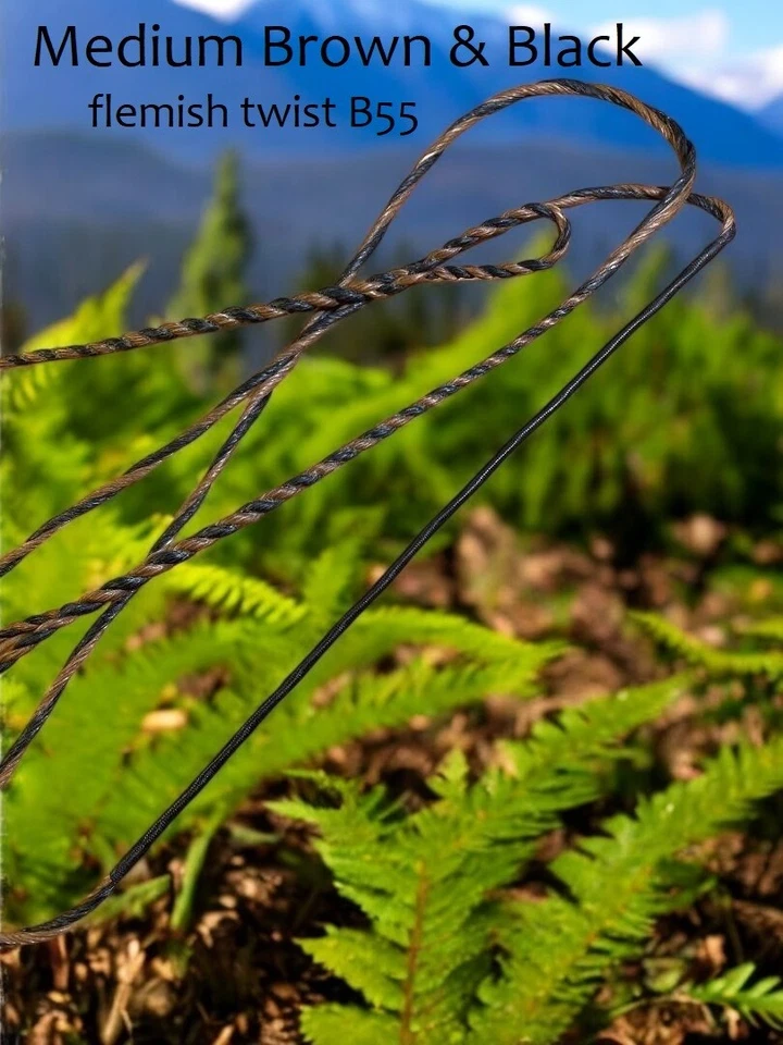 Flemish Twist Bowstring B55 PICK YOUR STRING COLOR & LENGTH / $17.95 15 colors - Image 3 of 4