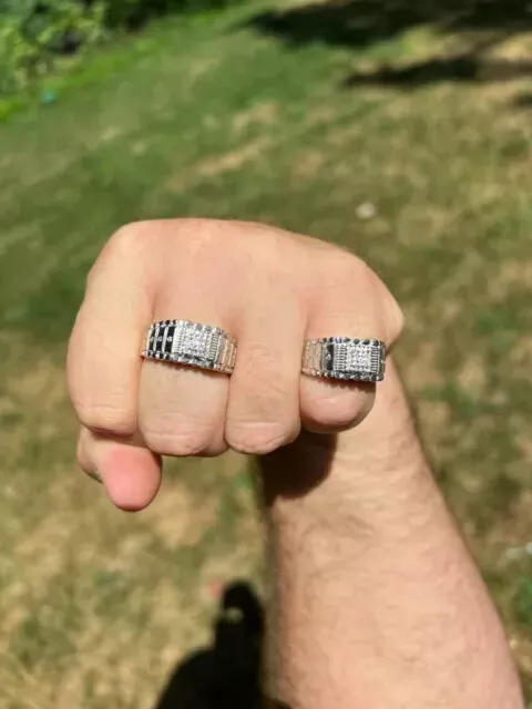 White gold rolex ring outlet