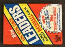 1988 Topps League Leaders Minis Pack Darrell Evans Tigers Showing On Top Front