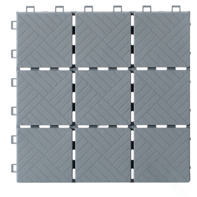 New Interlocking Garden Path Tiles Outdoor Flooring Decorative Floor Grass Paver