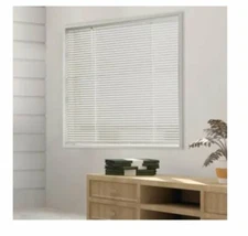 TruTouch 35x60" Cordless 1" Vinyl Mini Blind White  FAST Shipping !!   35w x 60h