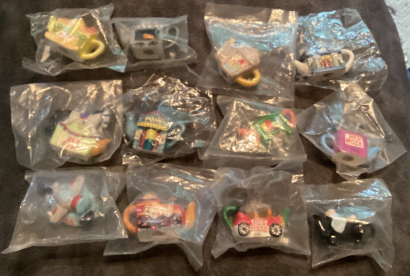 12 RED ROSE TEA TEAPOT PORCELAIN FIGURINES ALL IN ORIGINAL PACKAGING eBay