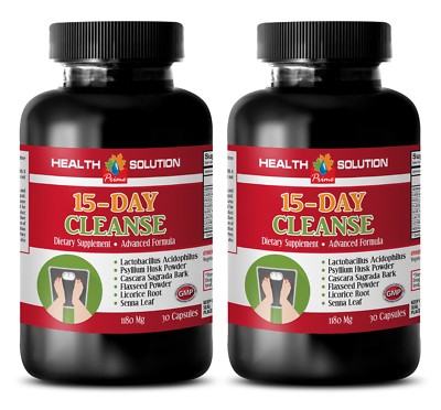 Fat Loss Diet Pills 15 Days Cleanse 2 B Cascara Sagrada Capsules Ebay