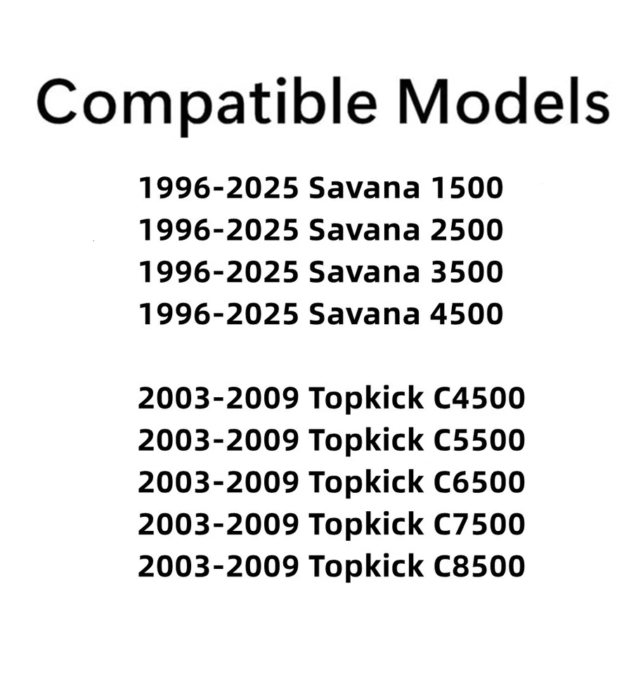 Fit 96-25 GMC Savana 03-09 Topkick Driver Left Side Front Door Window Glass - Imagem 3 de 4