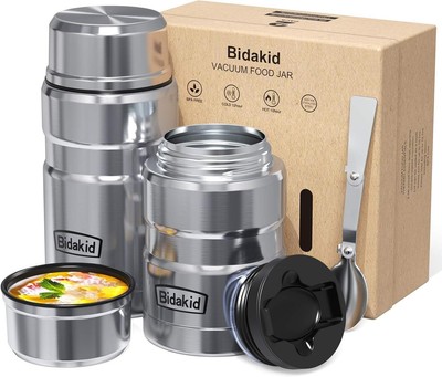 Termo Para Comida Caliente Portatil Grande Acero Inoxidable Insulated Lunch US