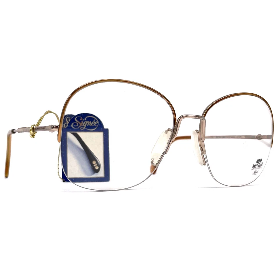 NOS Vintage Metzler 7216 "Signée" Brille - W.Germany 80er - Medium - Randlos - Bild 4 von 4