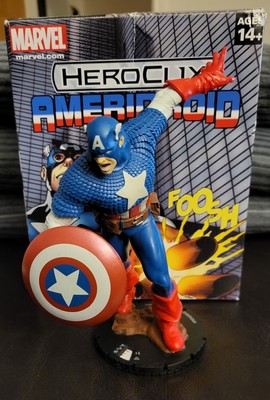 Heroclix Marvel Ameridroid Figur OVP Captain America 15th Anniversary RAR 
