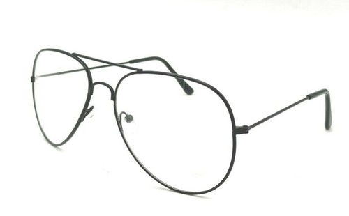 Occhiali da vista uomo donna montatura pilota eyeglasses montature non  graduati | eBay