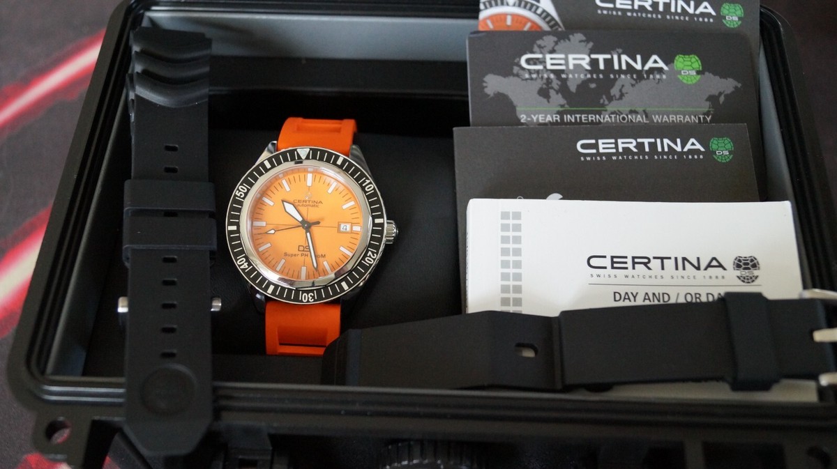 CERTINA DS Super PH500M Orange Dial VDST Special Edition 2021
