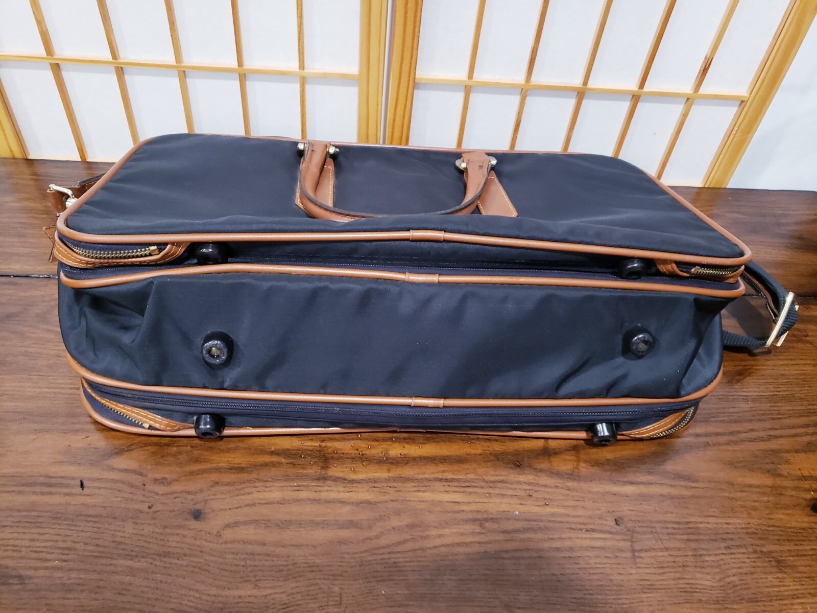 Vintage 80' Lark Expandable Carryon Bag • Made In Italy • 20x14x9 eBay