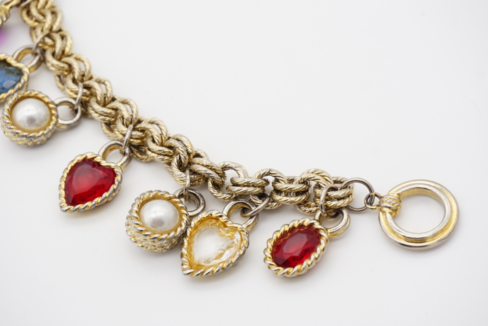 Givenchy Vintage Gripoix Ruby Amethyst Sapphire P… - image 12