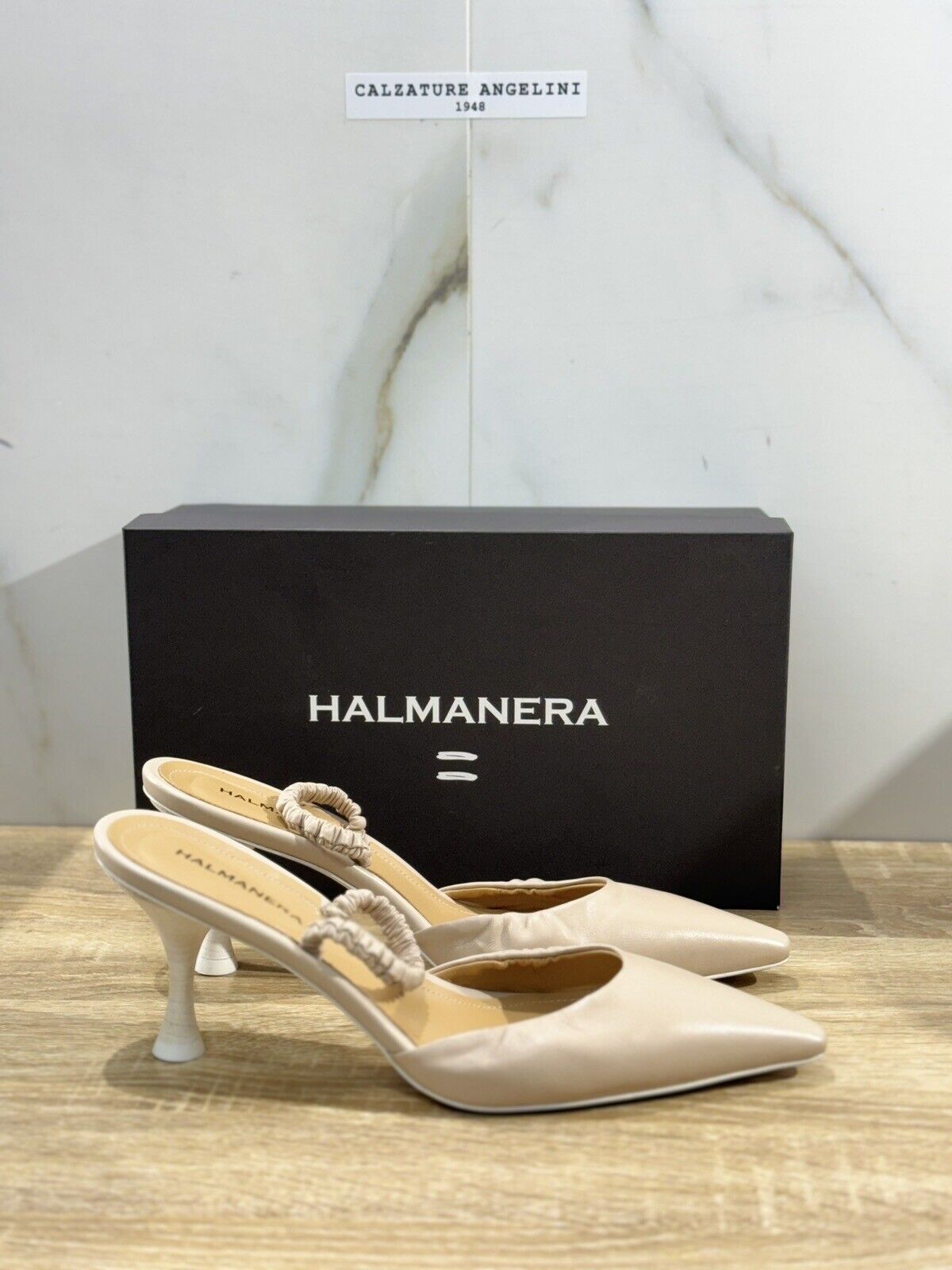 Image of Halmanera Sandalo Donna Velia In Pelle Lino    Luxury Shoes 40