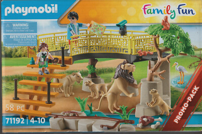 PLAYMOBIL FAMILY FUN 71192 IL RECINTO DEI LEONI promo pack new nuovo - Main Image