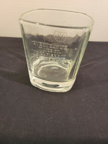 Jack Daniels Old No 7 Square Rocks Glass Signed Embossed Every Day We Make It - Picture 4 of 10
