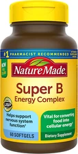 Nature Made Super B Energy Complex, Dietary Supplement for Brain Cell Function