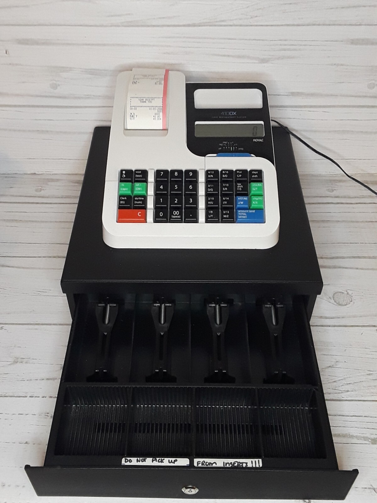Royal 410DX Electronic Cash Register No Key. eBay
