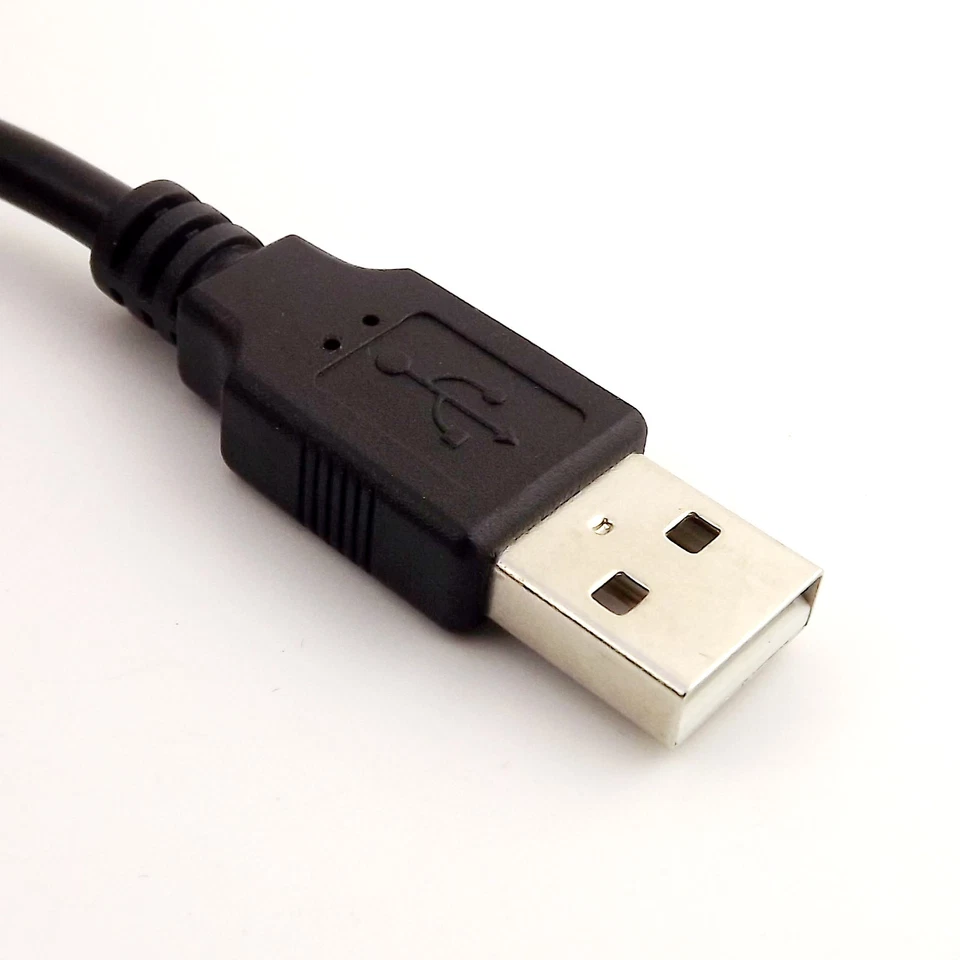 5x 1FT Mini USB Male 90 Degree UP Angled to USB 2.0 A Male for Camera Mp4 GPS - Image 2 of 4