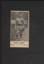 1925 - 1931 W590 Strip Card George Dauss Detroit Former Set Break 
