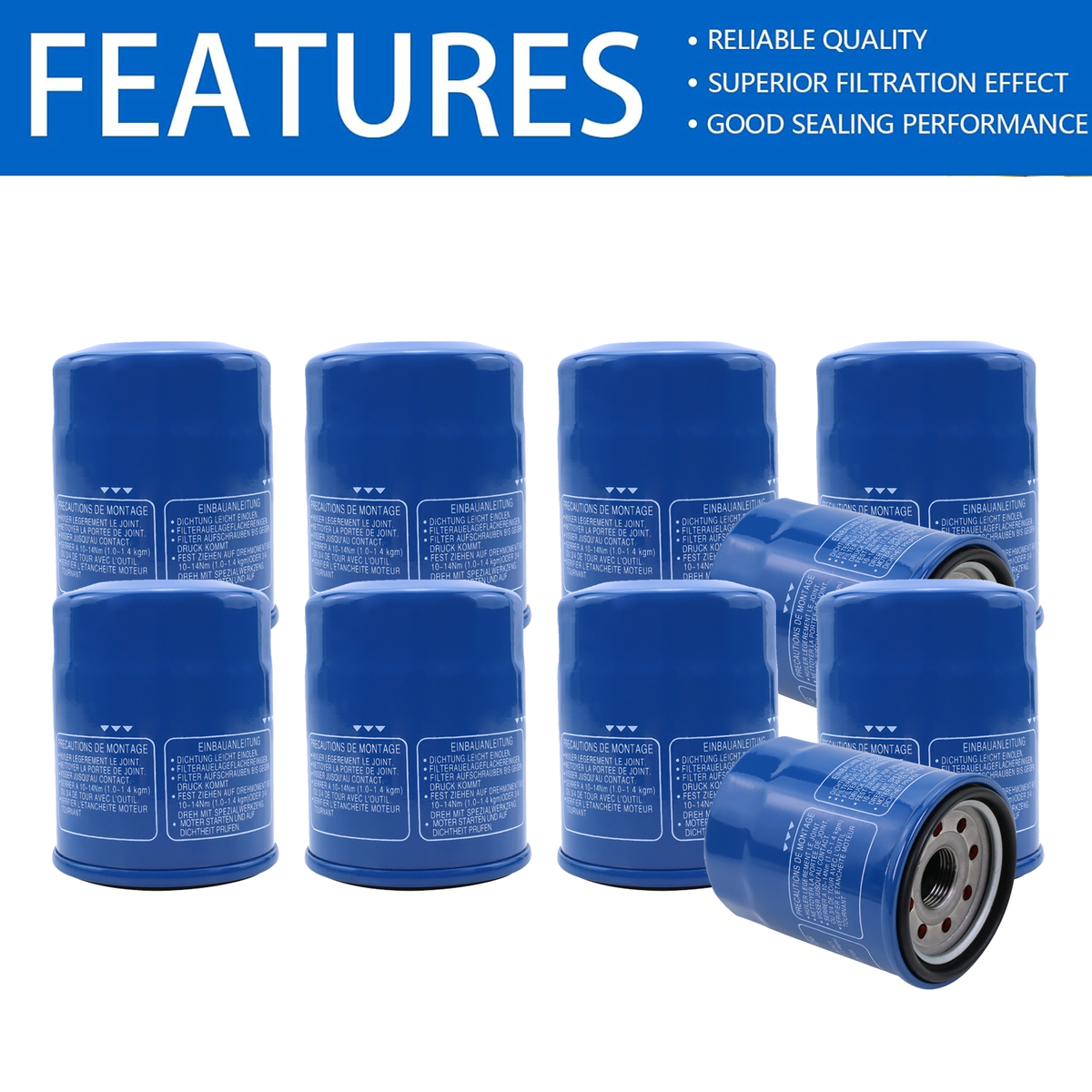10PACK Oil Filter Fits Honda Acura 15400-PLM-A02 2.4L 3.5L Civic CRV MDX Pilot 10PACK Oil Filter Fits Honda Acura 15400-PLM-A02 2.4L 3.5L Civic CRV MDX Pilot