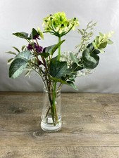 Blumenstrauß*Seidenblume*Kunstblume*Bouquet*Blumenvase*Grün*Blätterzweig*Farn