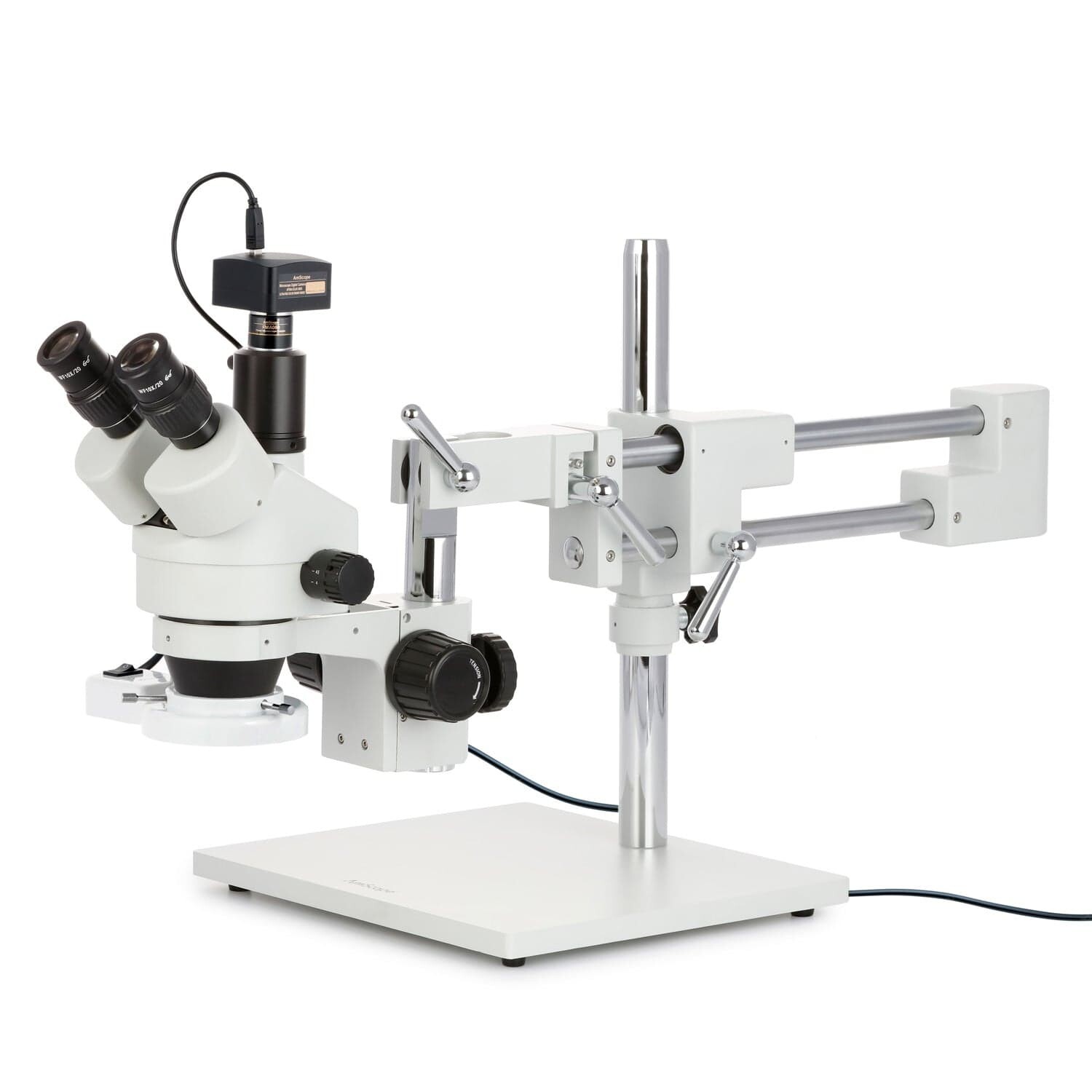 AmScope 3.5X-90X Inspection Zoom Stereo Microscope  with 5MP