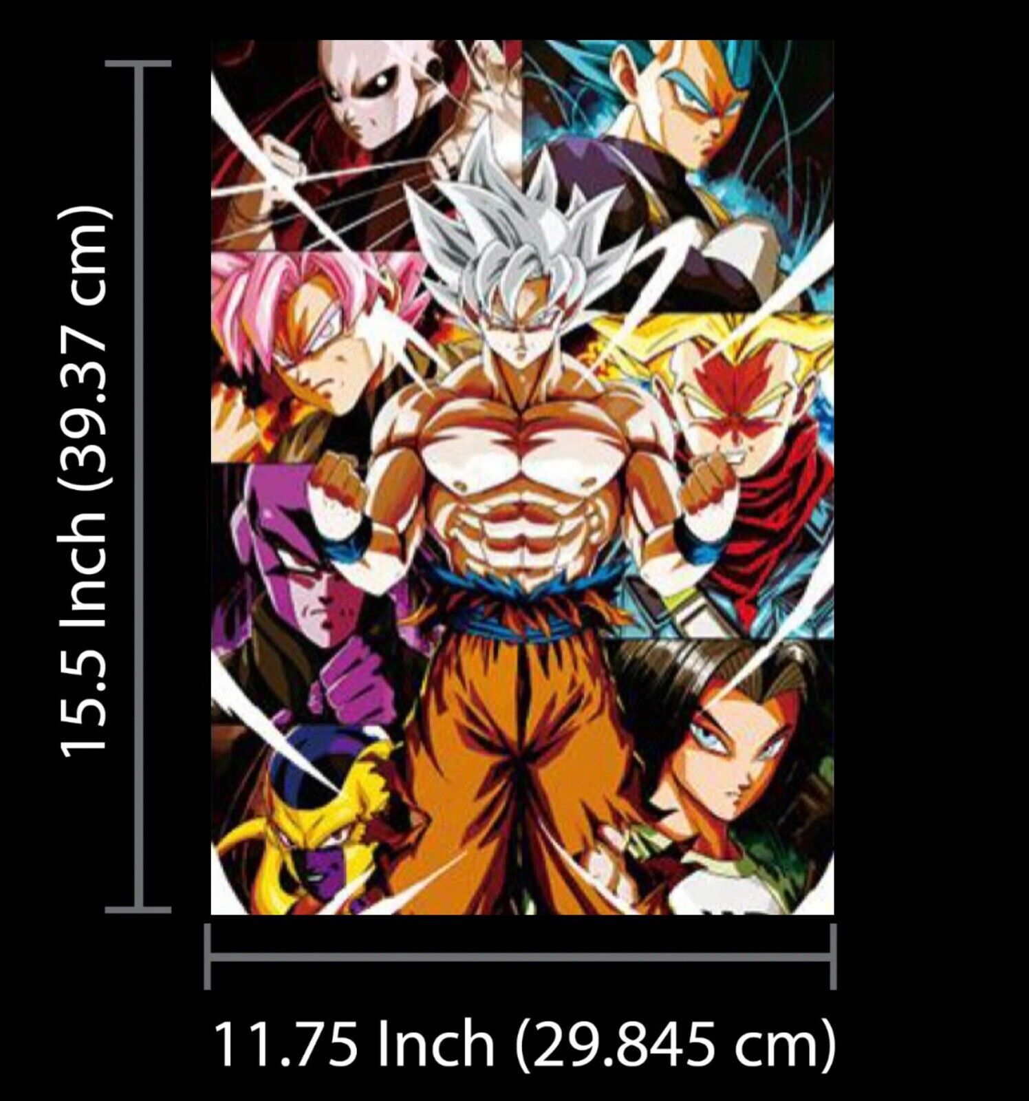 Anime Dragon Ball Diy Decoration 3d Lenticular Poster Toy Art