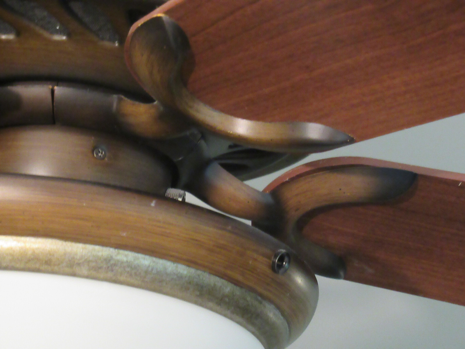 Ceiling Fan Blade Holder MinkaAir Supra 52; Model F568 walnut color; Set of 2 eBay